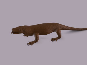 komodo dragon figurine 3Dプリントモデル