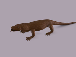 komodo dragon figurine 3Dプリントモデル