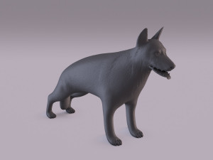 german shepherd Model do druku 3D