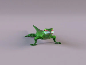madagascar day gecko 3D Model