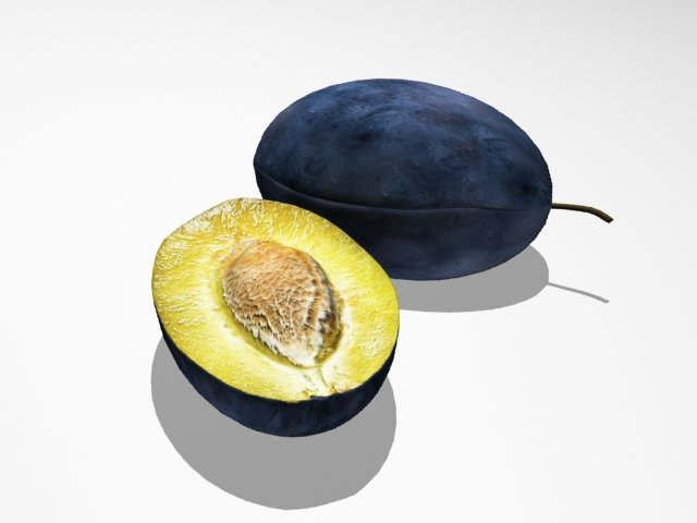 plum 3D Model .c4d .max .obj .3ds .fbx .stl .blend 