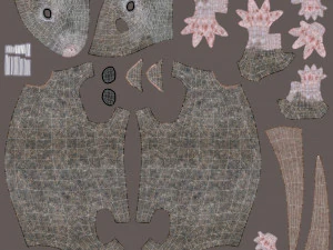 Tikus Coklat Model 3D