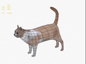cat Modelo 3D