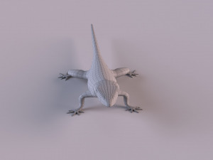 Mexican alligator lizard Modelo 3D