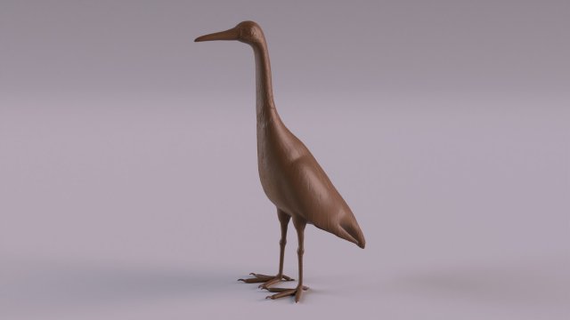Heron printable 3Dプリントモデル .c4d .max .obj .3ds .fbx .stl .blend 