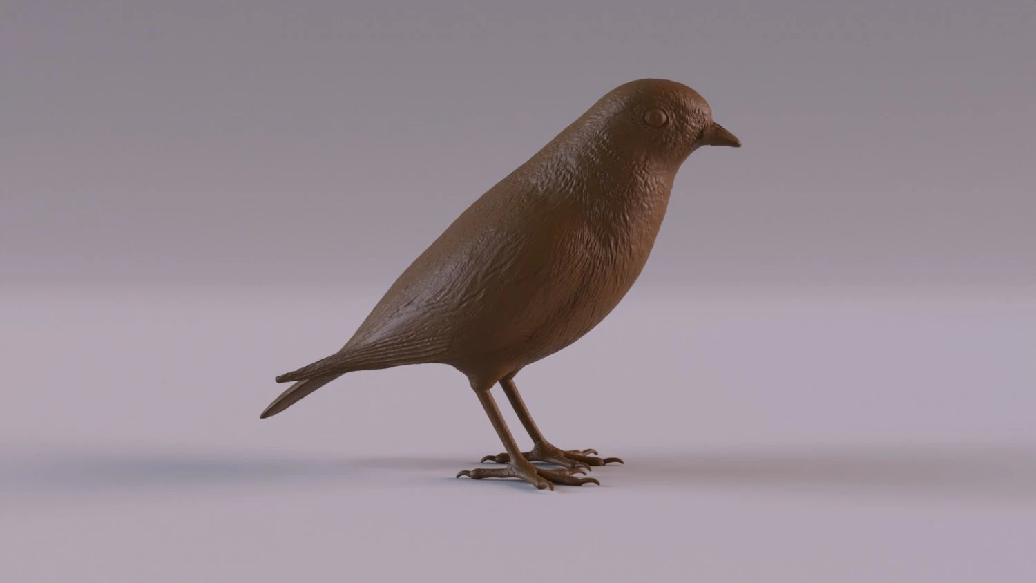 Redstart figurine 3D Print Model .c4d .max .obj .3ds .fbx .stl .blend 