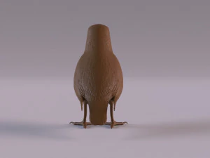 Redstart figurine 3D Print Model