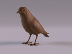 Redstart figurine 3D 프린트 모델