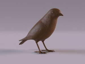 Redstart figurine 3D 프린트 모델
