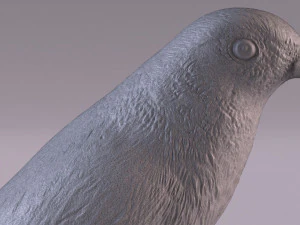 Redstart figurine 3D Print Model