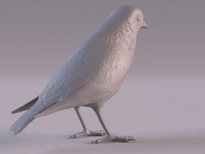 Redstart figurine 3D Print Model