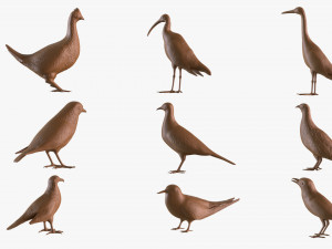 Printable birds 3D प्रिंट मॉडल