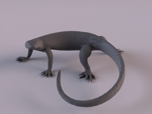Monitor lizard 3D 프린트 모델