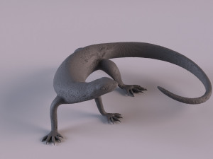 Monitor lizard 3D 프린트 모델