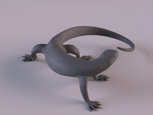 Monitor lizard 3D 프린트 모델