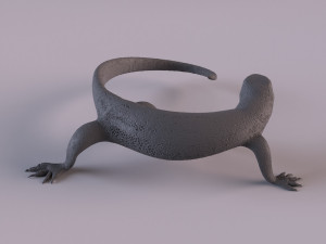 Monitor lizard 3D 프린트 모델