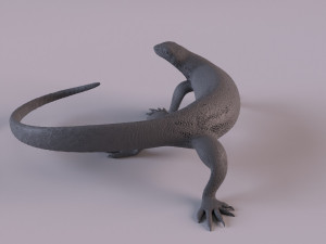 Monitor lizard 3D 프린트 모델