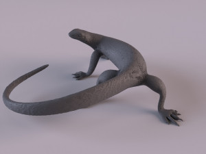 Monitor lizard 3D 프린트 모델