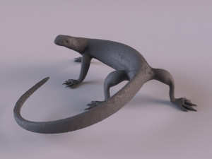 Monitor lizard 3D 프린트 모델