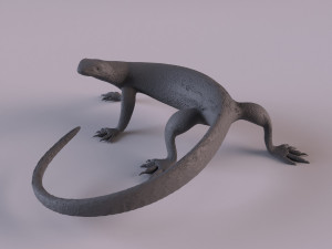 Monitor lizard 3D 프린트 모델