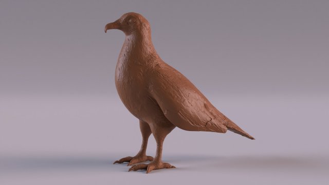 Vulture Modelo de Impressão 3D .c4d .max .obj .3ds .fbx .stl .blend 