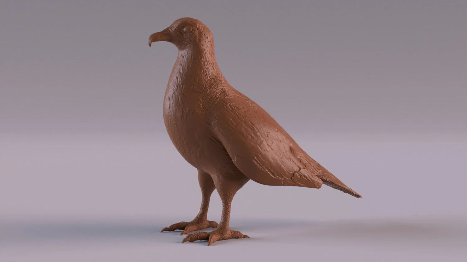 Vulture 3D Print Model .c4d .max .obj .3ds .fbx .stl .blend 