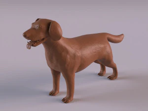 Labrador 3D Print Model