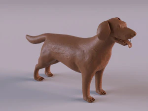 Labrador 3D Print Model