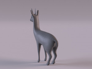 Klipspringer 3D-Modell