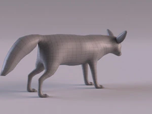 Modelo zorro fennec Modelo 3D