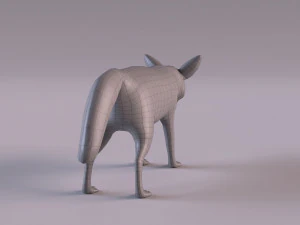 Modelo zorro fennec Modelo 3D