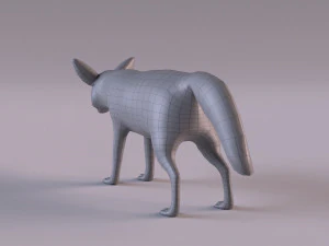 Modelo zorro fennec Modelo 3D