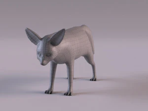 Modelo zorro fennec Modelo 3D