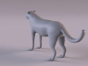 चीता 3D मॉडल