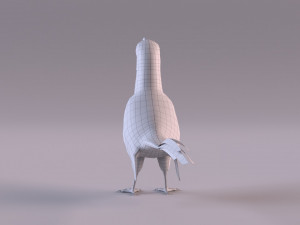 Yellow-Billed Hornbill 3D Model