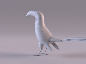 Yellow-Billed Hornbill 3D Model