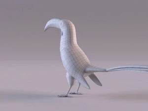 Yellow-Billed Hornbill 3D Model