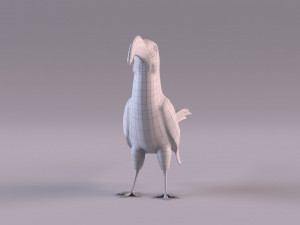 Yellow-Billed Hornbill 3D Model