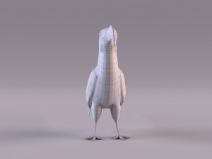 Yellow-Billed Hornbill 3D Model