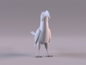 Yellow-Billed Hornbill 3D Model