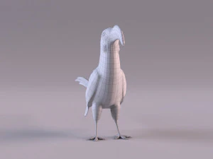Yellow-Billed Hornbill 3D Model