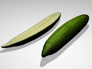cucumber 3D-Modell