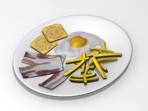 breakfast Modèle 3D