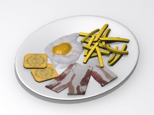 breakfast 3D 模型