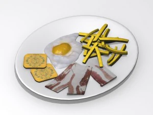 breakfast 3D Model