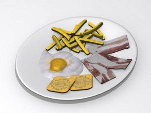 breakfast 3D 模型