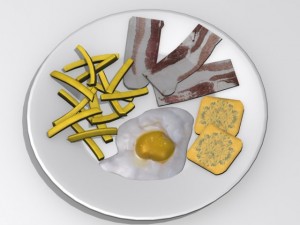 breakfast 3D 模型