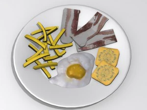 breakfast 3D Model