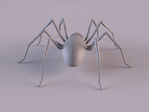 Crab spider 3Dモデル