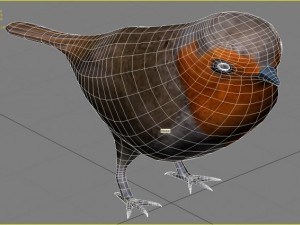 european robin 3D Model